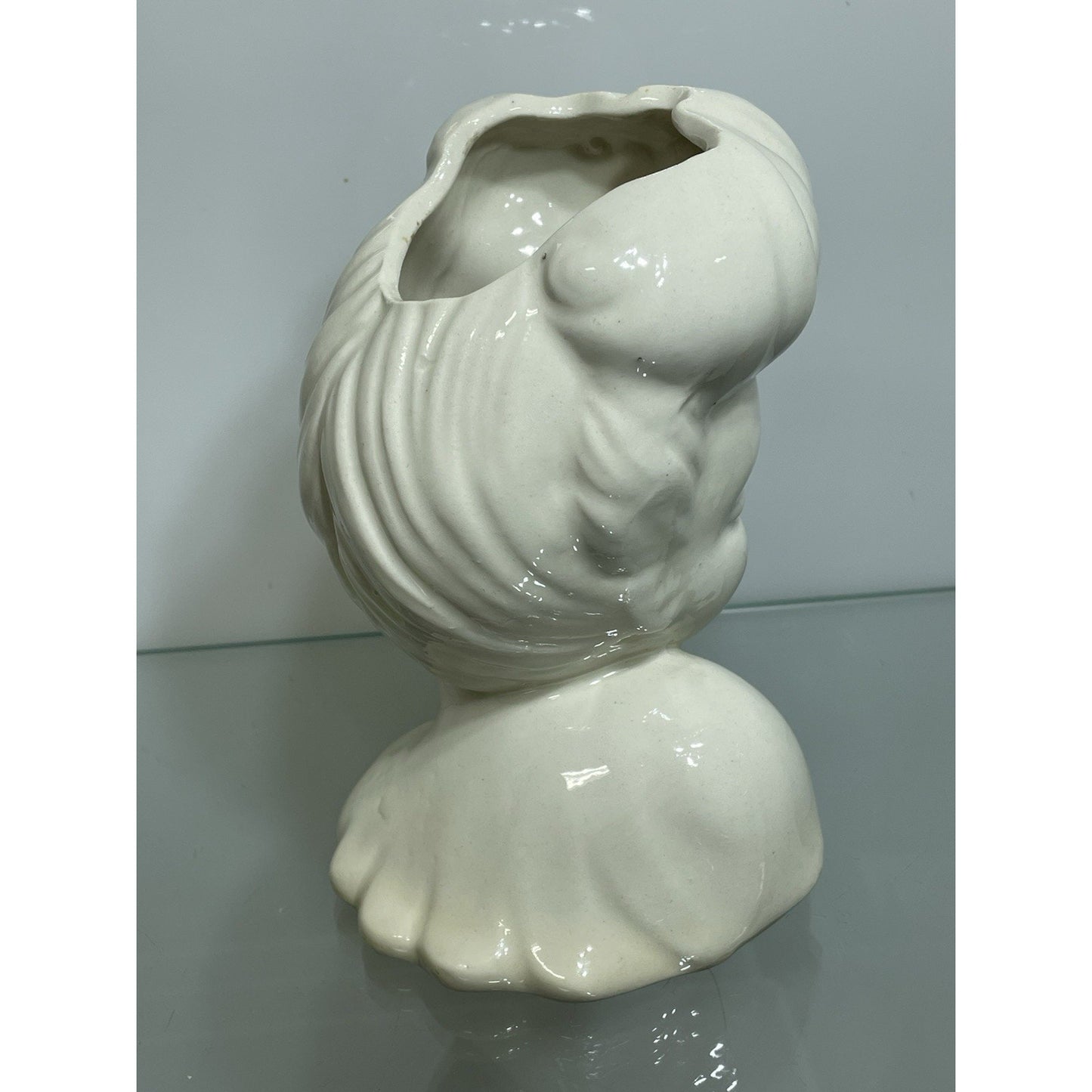 VINTAGE BETTY GRABLE LADY HEAD VASE 7” Tall WHITE GLAMOUR GIRL - USA Bottom
