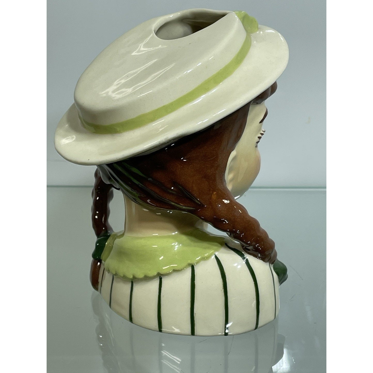 Vintage Lady Head Vase “Becky”, 5 1/2”, Ceramic Arts Studio, Madison, Wis.