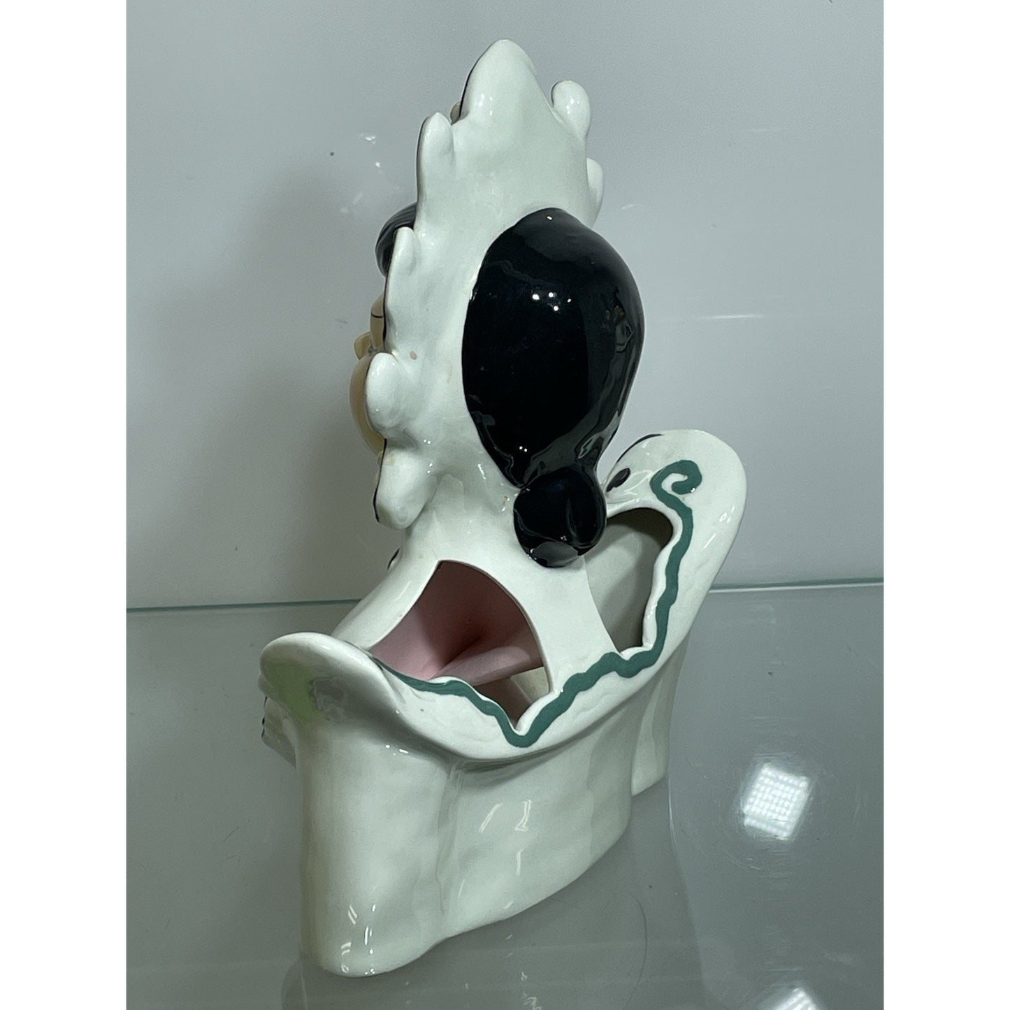 Vintage 8" Florence Ceramics Lady head Vase Couple Kiu She Ti Bust Pasadena CA