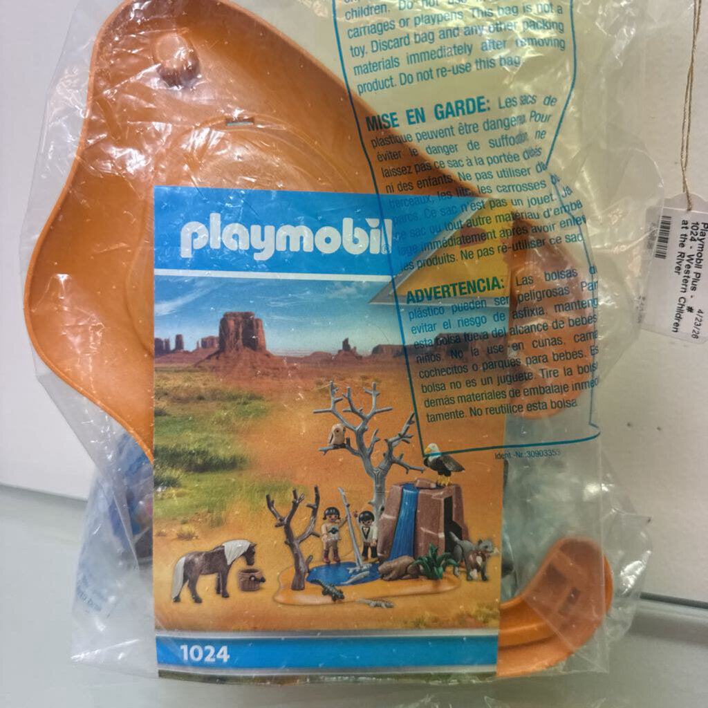 Playmobil Plus - #1024 - Western Children at the River - NIP
