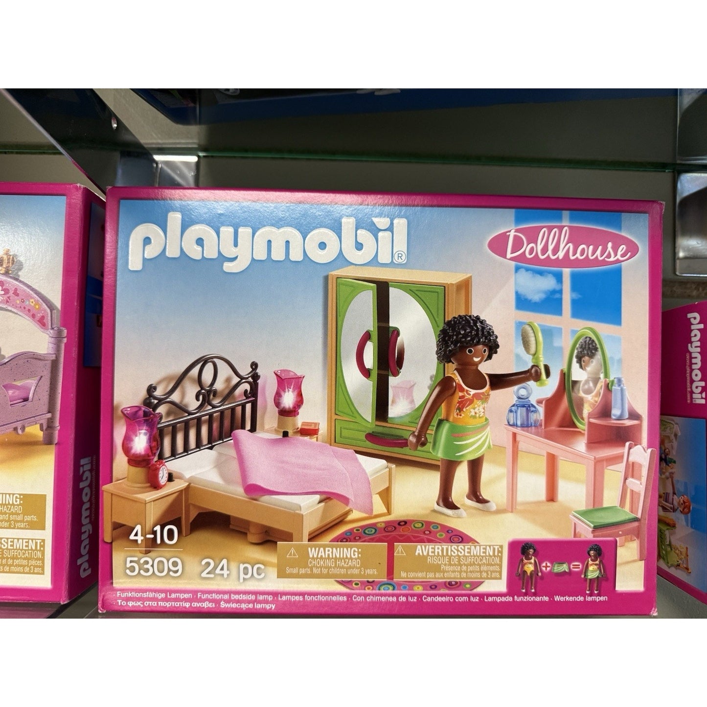 Playmobil Deluxe Dollhouse 5303 Mansion House w extension sets 3X all lights LOT