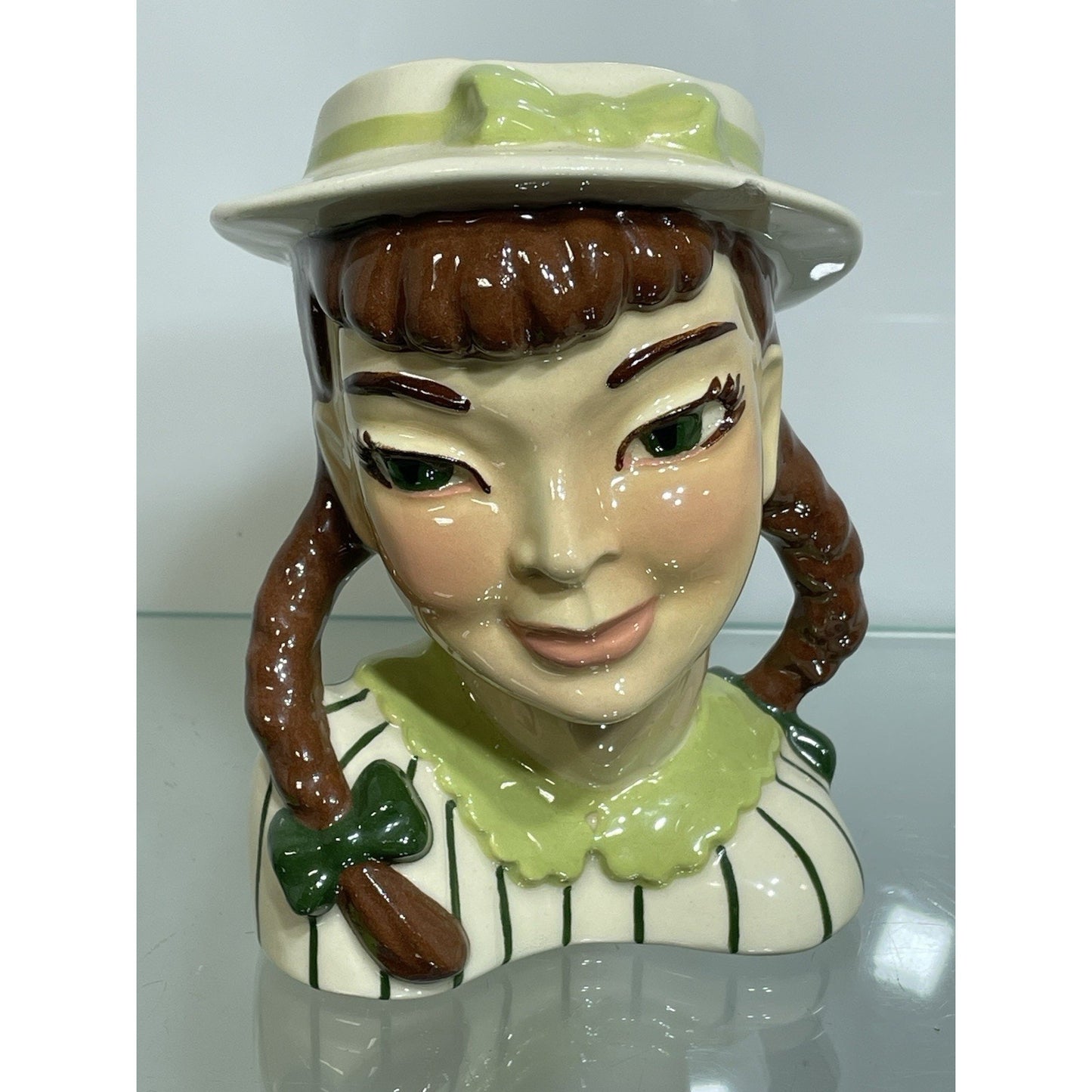 Vintage Lady Head Vase “Becky”, 5 1/2”, Ceramic Arts Studio, Madison, Wis.